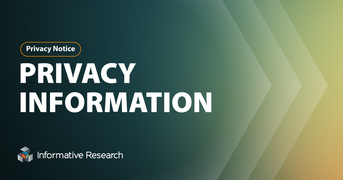 Privacy Policy | Informative Research